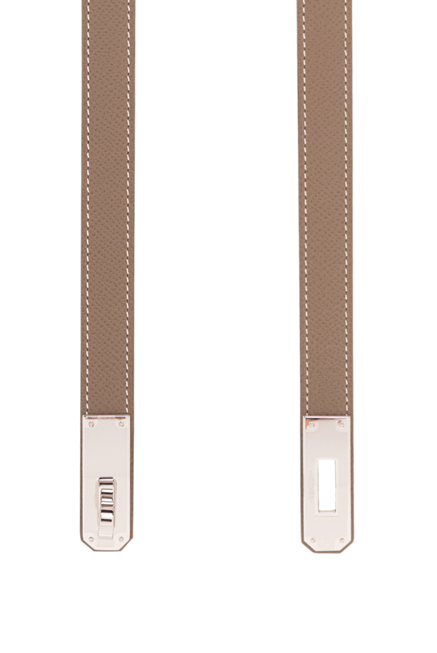Hermes келли 18 белбеу қоңыр эпсом бұзау терісі 190783 - фото 3