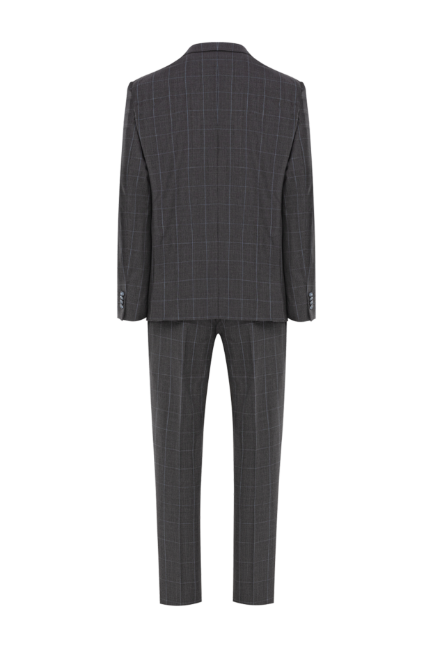 Brioni men's graphite wool suit with a checkered pattern 190816 - photo 2