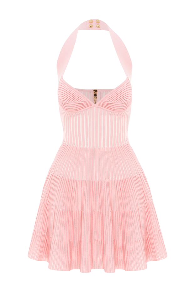 Balmain а-тәрізді текстуралы қызғылт джерси көйлек
190839 - фото 1