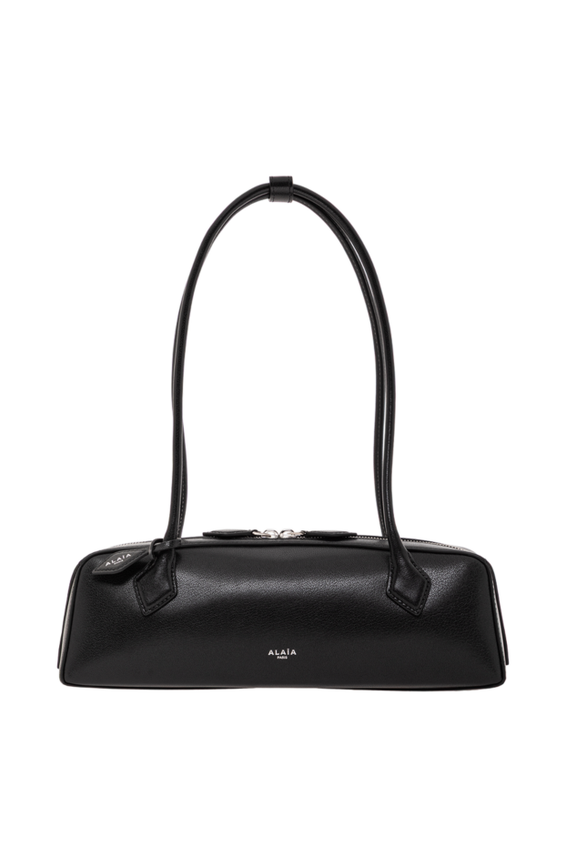 Alaia le teckel women's black goat leather shoulder bag 191000 - photo 1