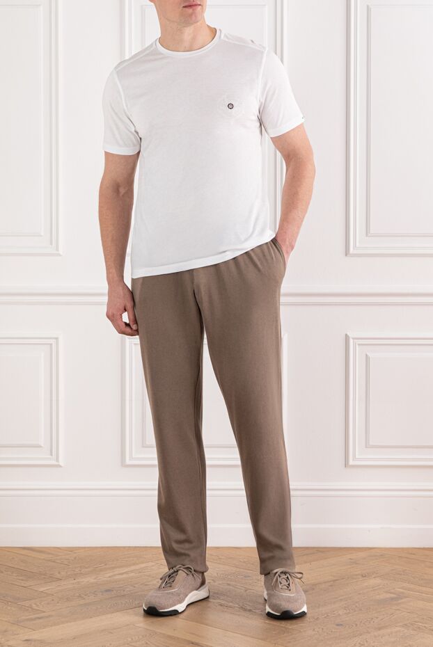 Stefano Ricci white cotton t-shirt with a 3d patch 191066 - photo 2