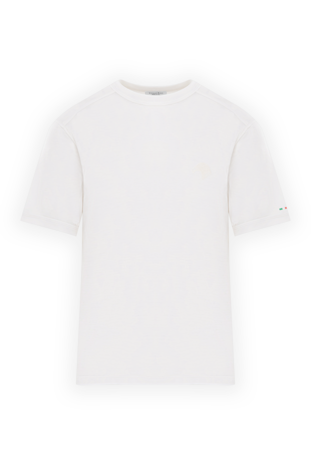 Stefano Ricci ivory t-shirt with a delicate texture
191071 - photo 1