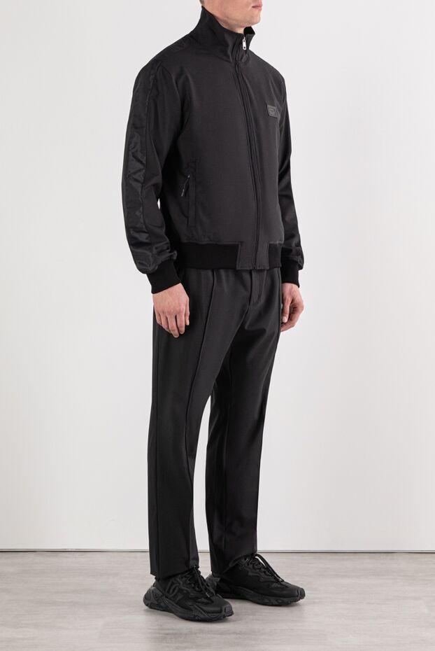 Dolce & Gabbana men's black wool walking suit 191117 - photo 3
