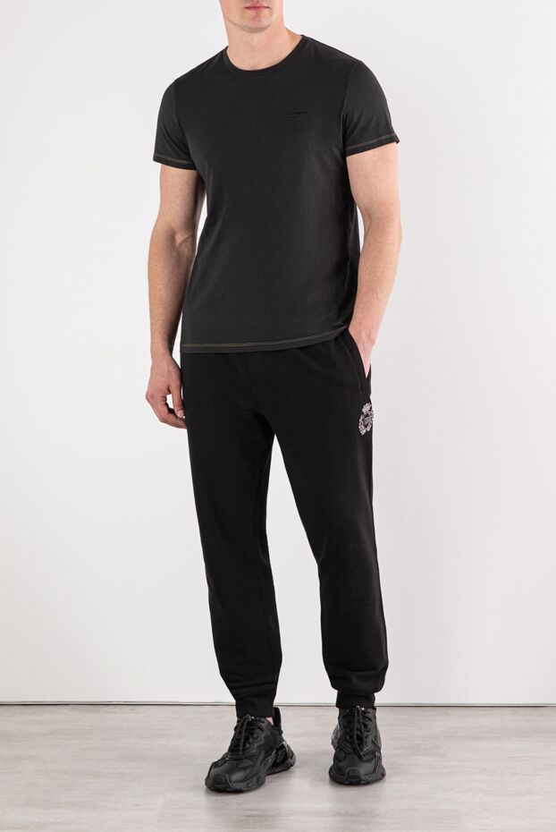 Balmain minimalist black t-shirt made of premium cotton 191128 - photo 2