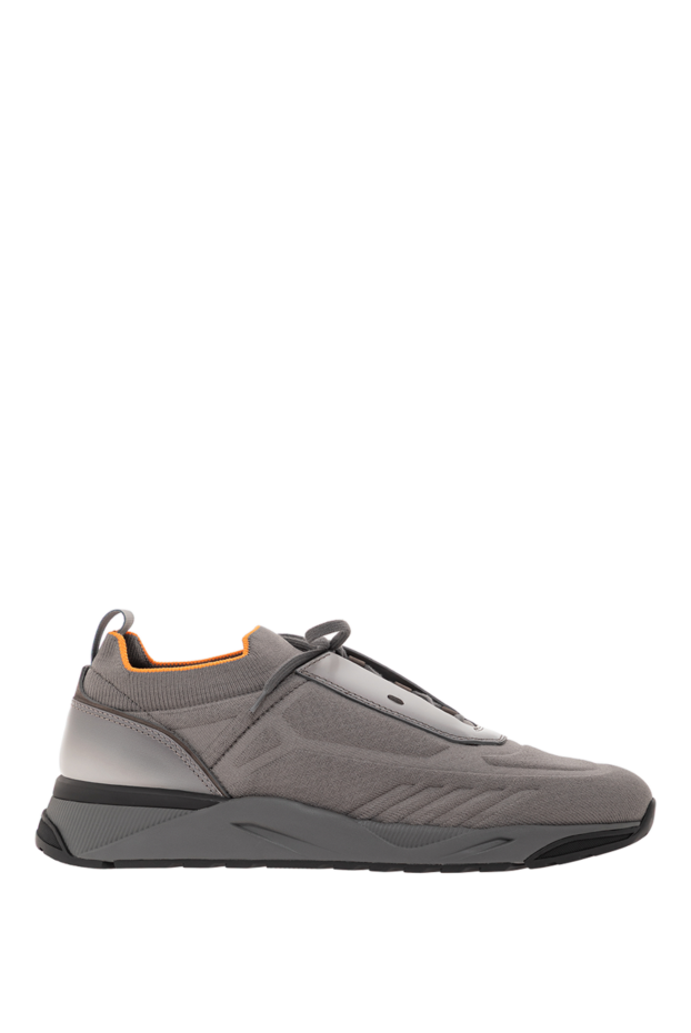 Santoni lightweight textile sneakers with reinforced inserts and a shock-absorbing sole 191290 - photo 1