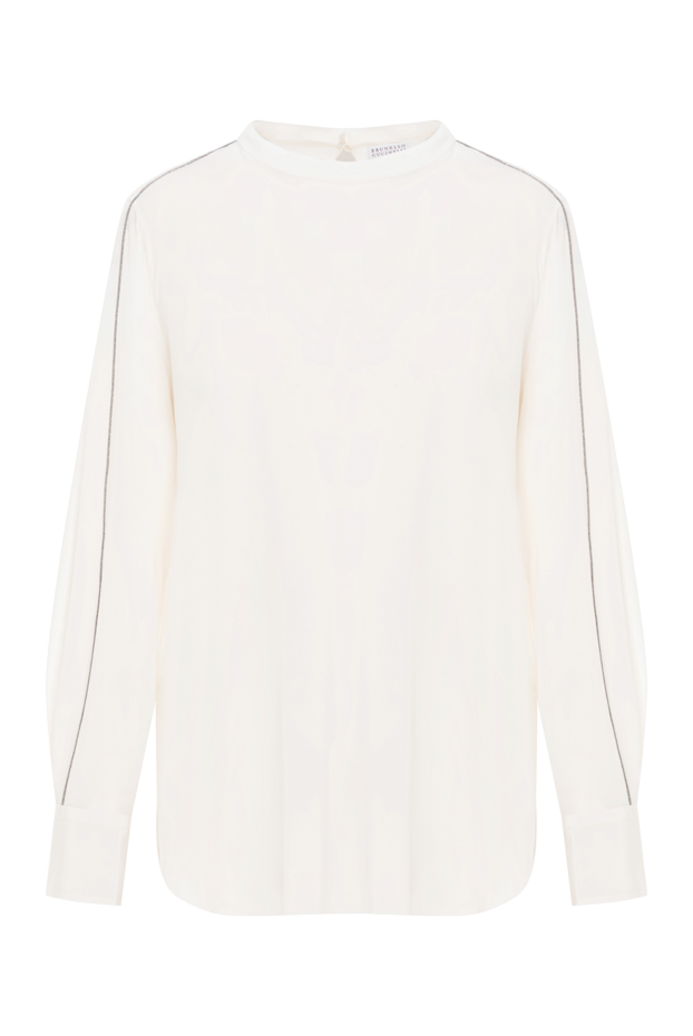 Brunello Cucinelli silk shirt with patch pockets and bronze-tone buttons
191297 - photo 1