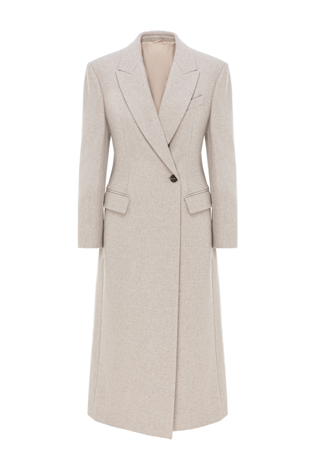 Brunello Cucinelli long wool coat with classic flap pockets
191320 - photo 1