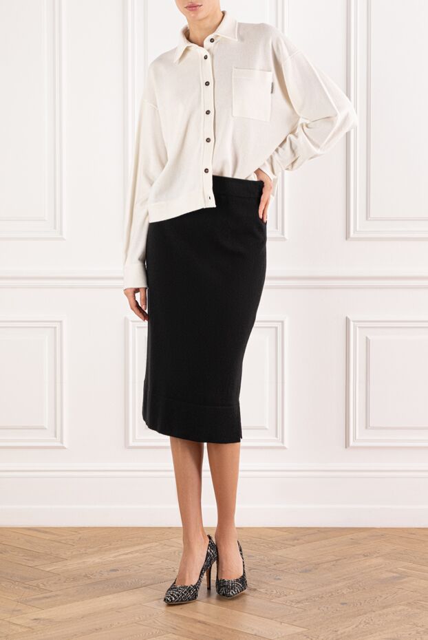 Brunello Cucinelli a cashmere midi skirt in a clean, tailored silhouette 191341 - photo 2