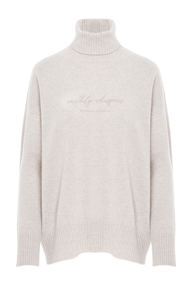 Brunello Cucinelli light cashmere jumper with 3d embroidery
191343 - photo 1