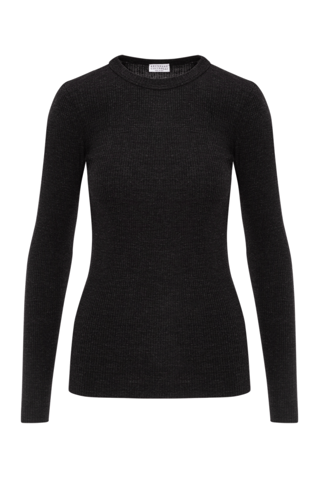 Brunello Cucinelli a fitted black wool jumper
191346 - photo 1