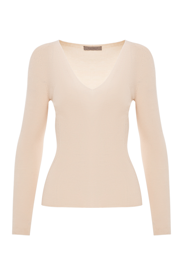 D.Exterior a fitted ribbed wool jumper with a relaxed waistline 191381 - photo 1