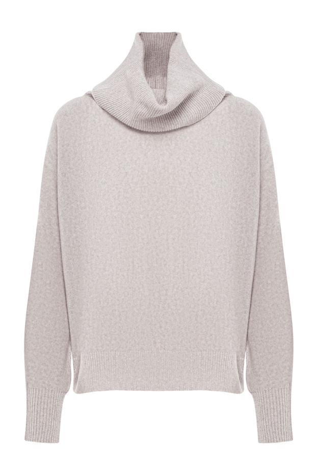 D.Exterior a warm, light-colored jumper with a wide collar and textured knit
191385 - photo 1