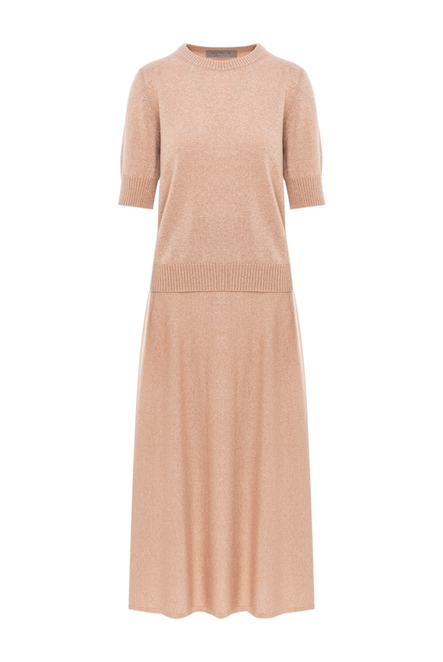 D.Exterior women's light pink glitter skirt and top set 191395 - photo 1