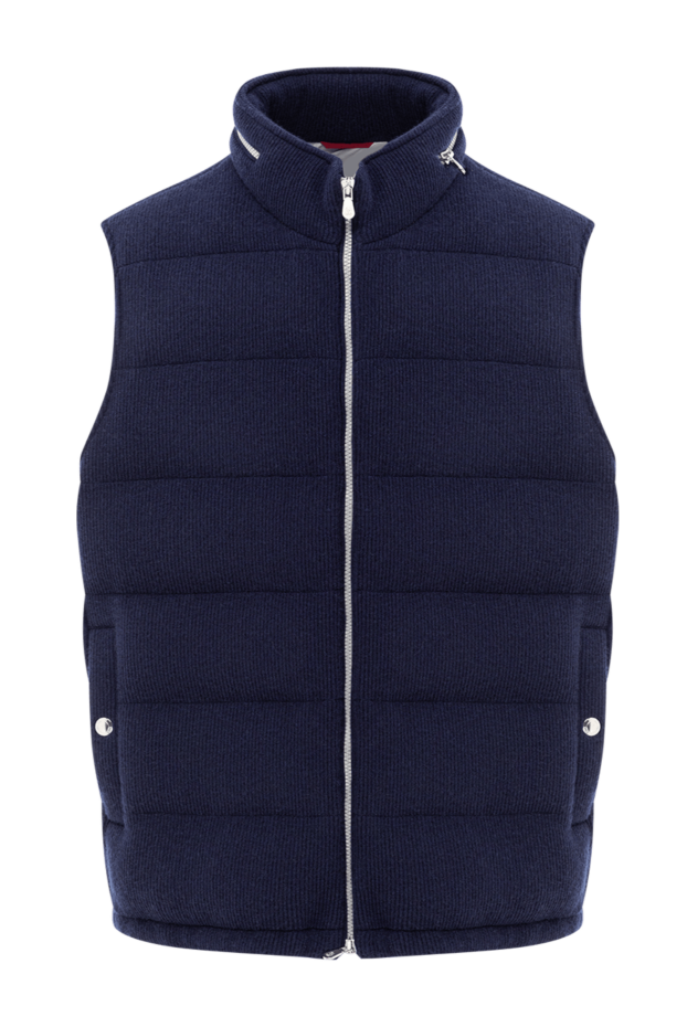 Brunello Cucinelli soft cashmere vest with snap pockets 191403 - photo 1