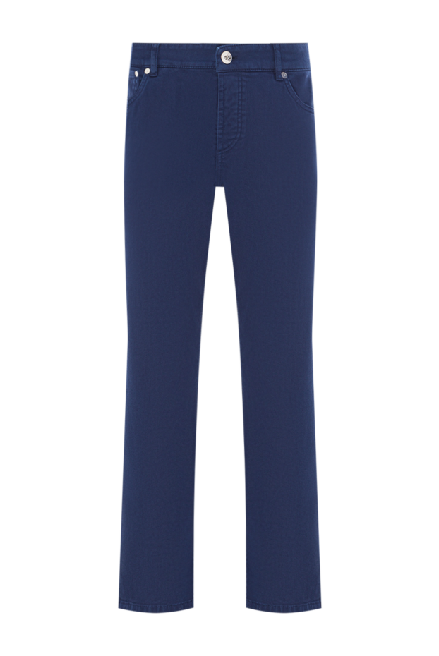 Brunello Cucinelli қанық көк түсті классикалық джинсы 191409 - фото 1