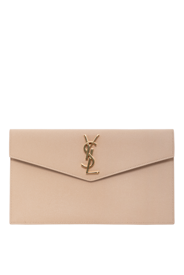 Saint Laurent small envelope clutch with a flap featuring cassandra 191454 - photo 1