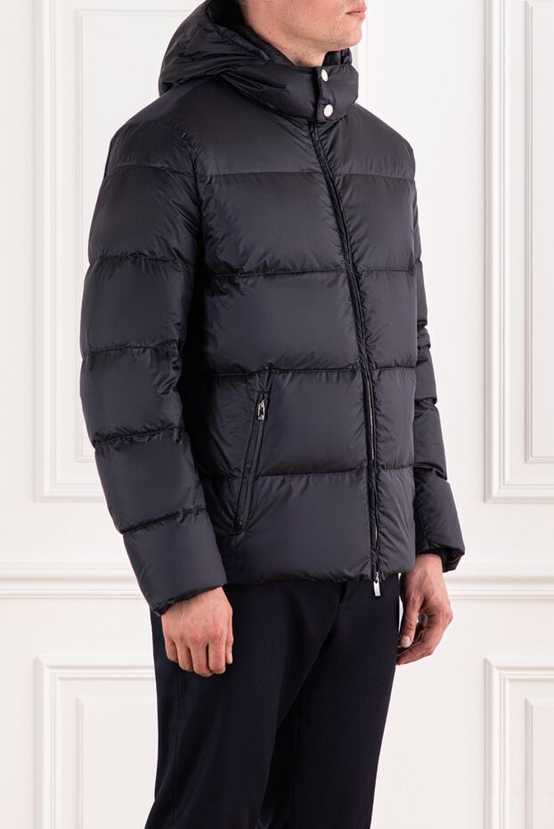 Tombolini smooth nylon down jacket with hood and zip closure 191470 - photo 3