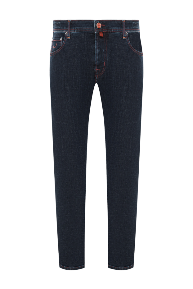 Jacob Cohen dark blue jeans with contrasting orange stitching 191498 - photo 1
