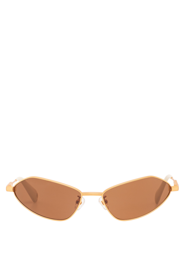 Jacquemus bambino sunglasses in gold with brown lenses 191553 - photo 1