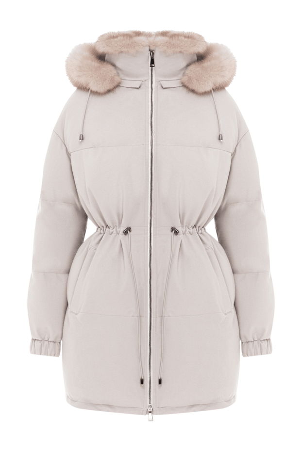 FG Furs women's beige cashmere jacket with sable lining
191560 - photo 1