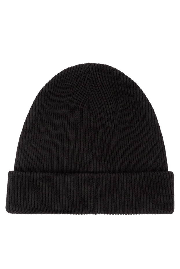 Gucci black wool beanie hat with green and red trim 191585 - photo 3