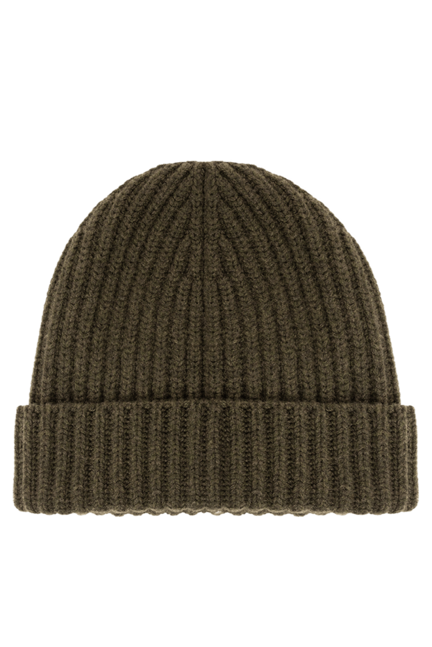 Loro Piana super soft and warm green ribbed cashmere hat 191594 - photo 1