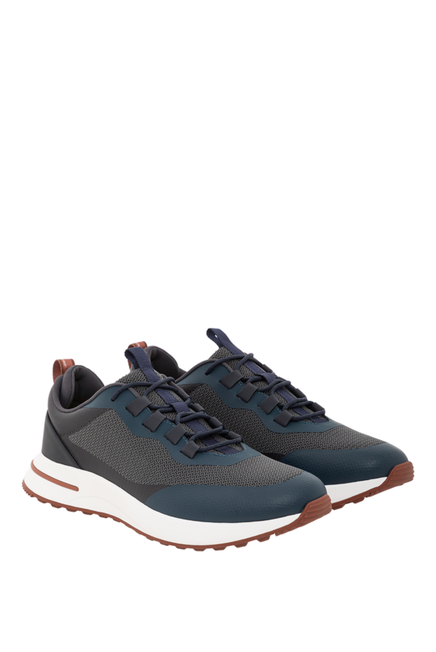 Loro Piana кроссовки week end walk синие на ультралёгкой подошве
191599 - фото 3