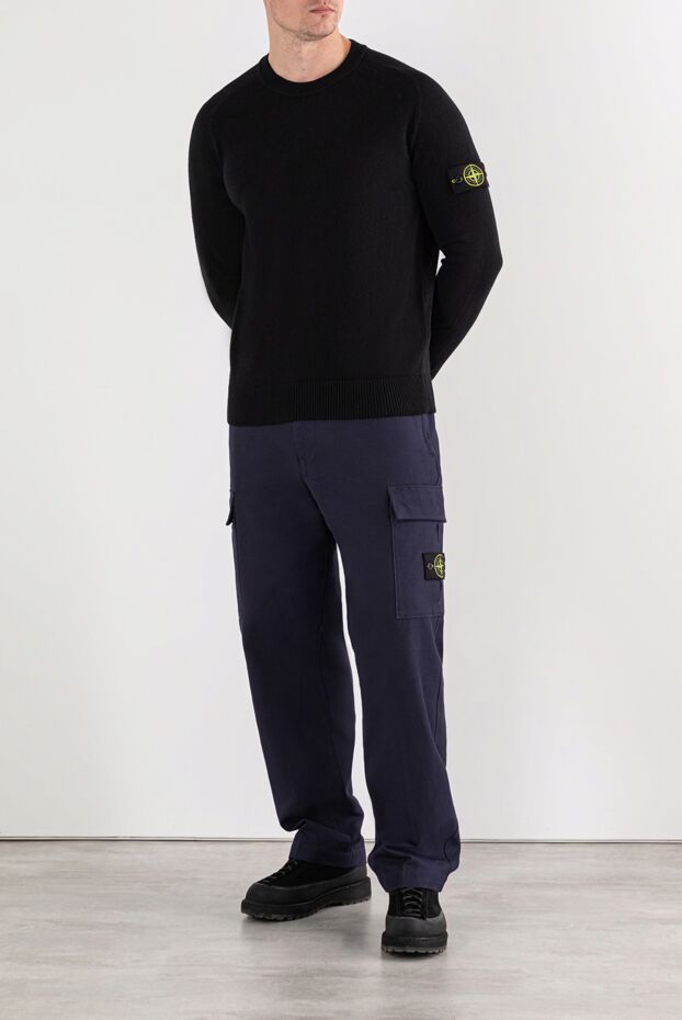Stone Island geelong lightweight wool crew neck knit jumper 191624 - photo 2