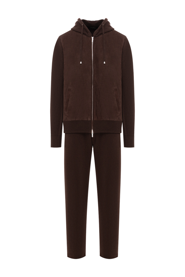 Cesare di Napoli brown tracksuit with velvet inserts
191641 - photo 1