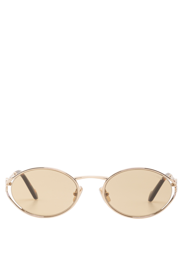 Miu Miu sunglasses with gold frames and light brown lenses 191671 - photo 1