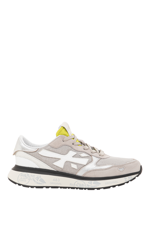 Premiata lauryn 7778 ретро жүгіру силуэті бар әйелдер сұр кроссовкасы 191838 - фото 1