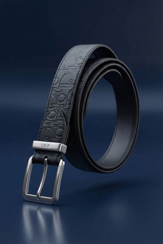 Dior black grained leather belt with embossed detail
191878 - photo 2