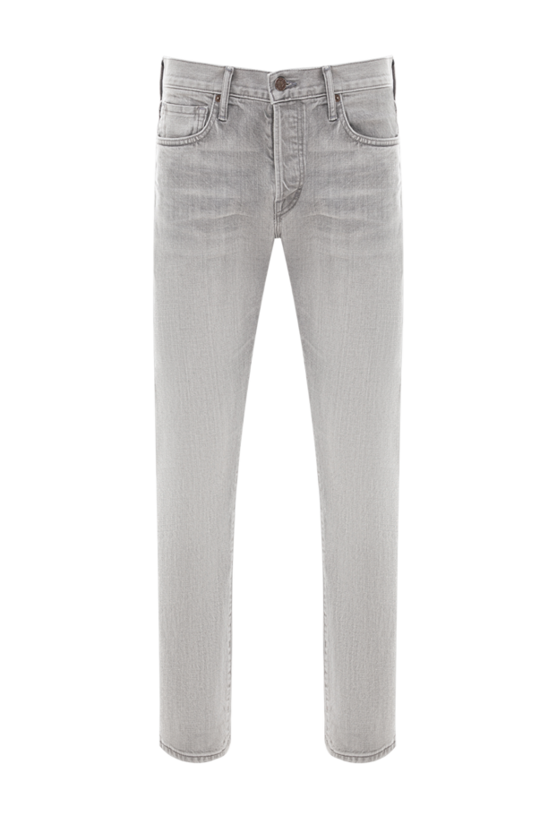 Tom Ford сұр түсті ерлерге арналған мақта-матадан жасалған джинсы 191892 - фото 1