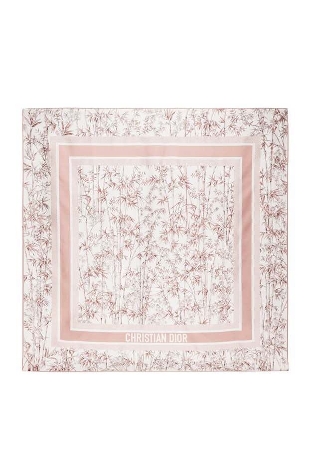 Dior квадратный платок toile de jouy sauvage 90 из шелкового твила 191992 - фото 1