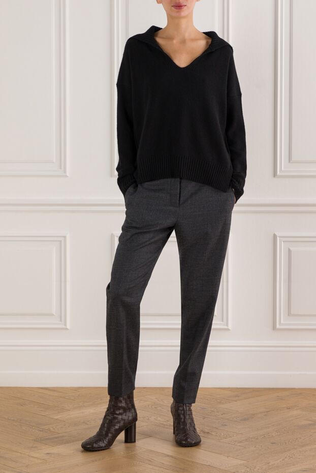 Dior black v-neck cashmere jersey jumper 192016 - photo 2