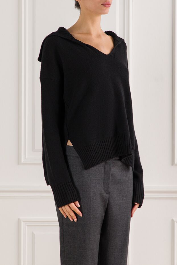 Dior black v-neck cashmere jersey jumper 192016 - photo 3