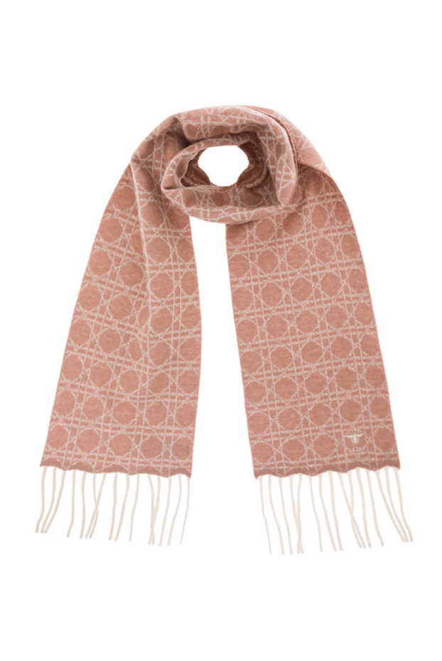 Dior cannage women's brown cashmere scarf 192020 - photo 1