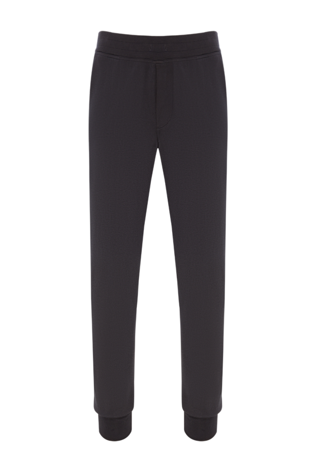 Svevo cotton trousers with a straight cut and a drawstring waistband 192066 - photo 1