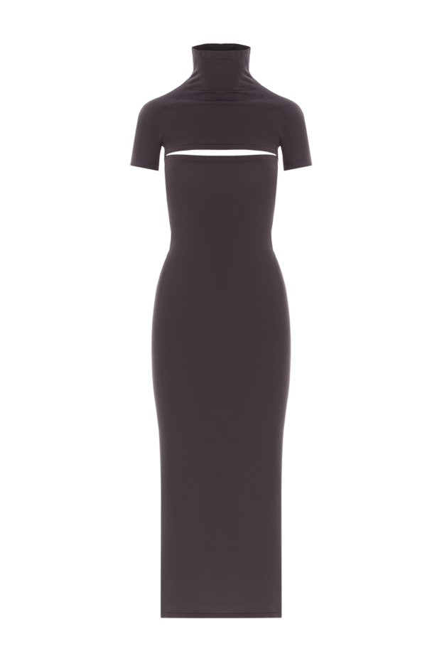 Alaia a burgundy silk jersey dress with cutouts 192073 - photo 1