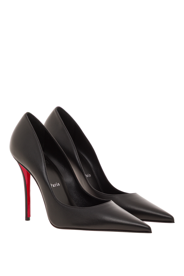 Christian Louboutin miss z қара түсті nappa былғары туфлилері 192085 - фото 3