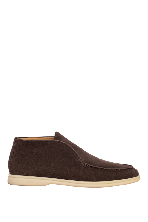 Loro Piana ботильоны open walk ankle boot из мягкой замши бежевого цвета
192155 - фото 1