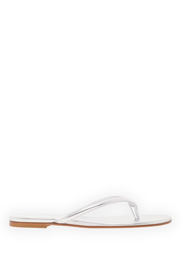 Gianvito Rossi gianvito rossi қара және сұр былғары сырғанақтары 192270 - фото 1