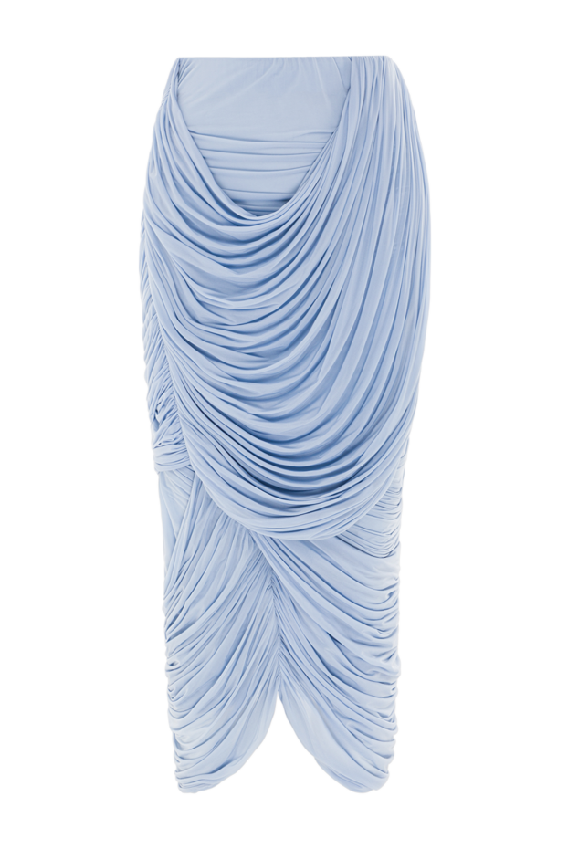 Magda Butrym light blue draped midi skirt 192291 - photo 1
