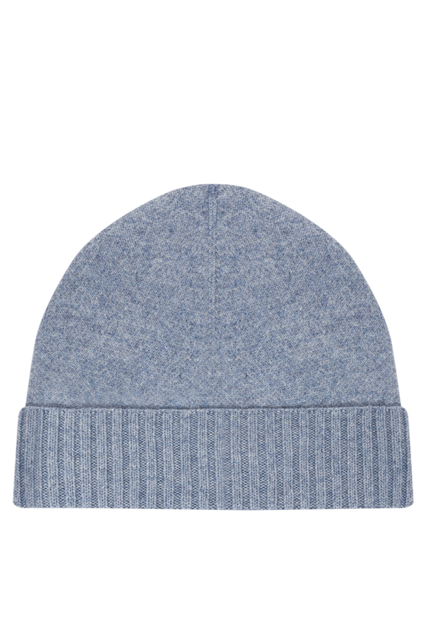 Dior light blue cashmere hat with a cuff 192297 - photo 1