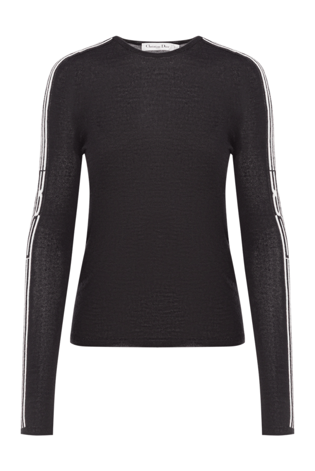 Dior black long-sleeved cashmere and silk jumper 192299 - photo 1