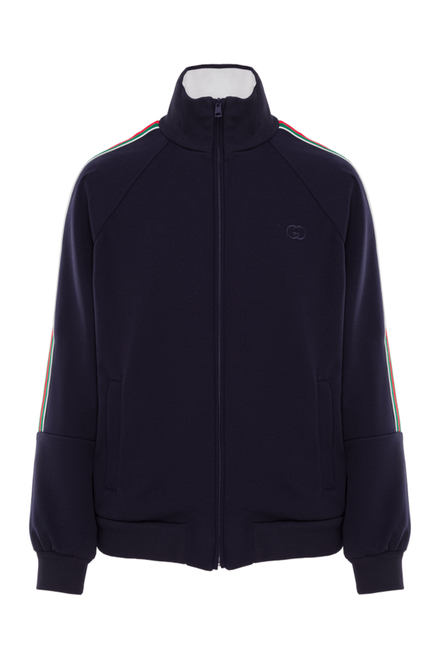 Gucci women's knit sweatshirt with signature web stripes on the sleeves 192545 - photo 1