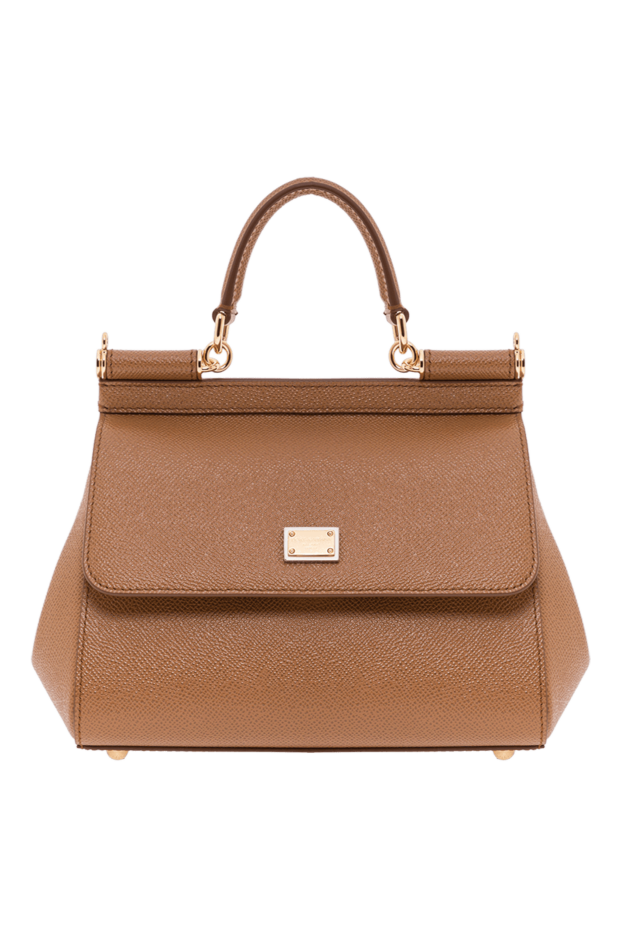 Dolce & Gabbana small brown sicily dauphine calfskin bag 192551 - photo 1