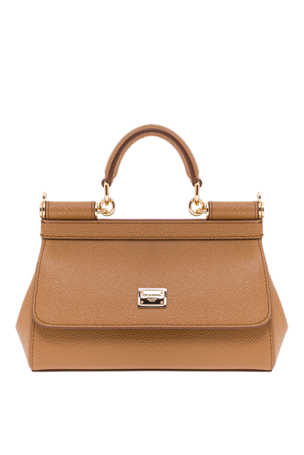 Dolce & Gabbana sicily mini bag in brown dauphine calfskin 192554 - photo 1