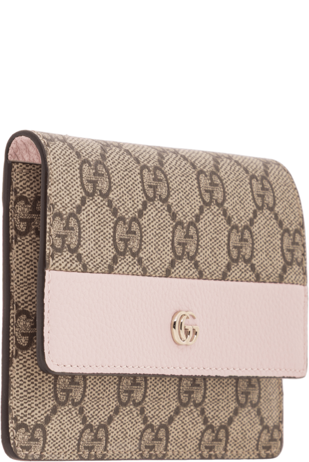 Gucci gg marmont бежевый және қызғылт түстердегі әмиян 192560 - фото 3
