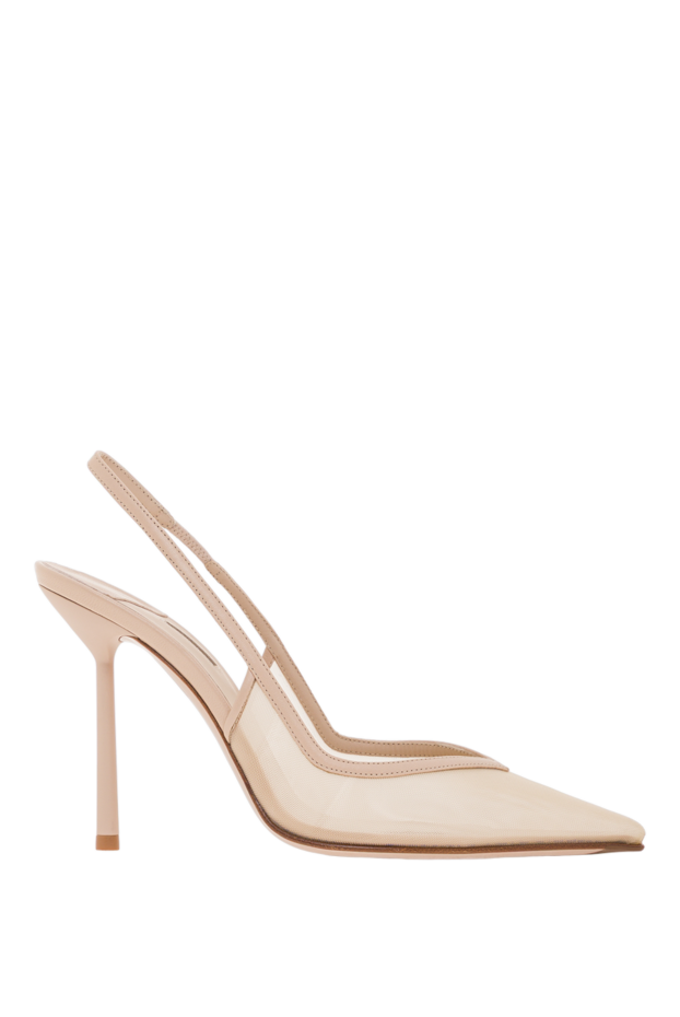 Le Silla vivienne white sheer mesh slingbacks 192568 - photo 1